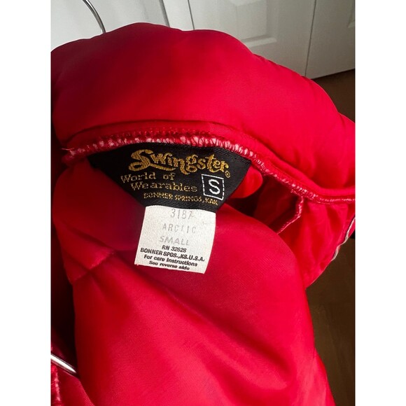 New Holland Vintage Puffer Work Jacket Farming Tractor Supply by Swingster - Picture 2 of 8